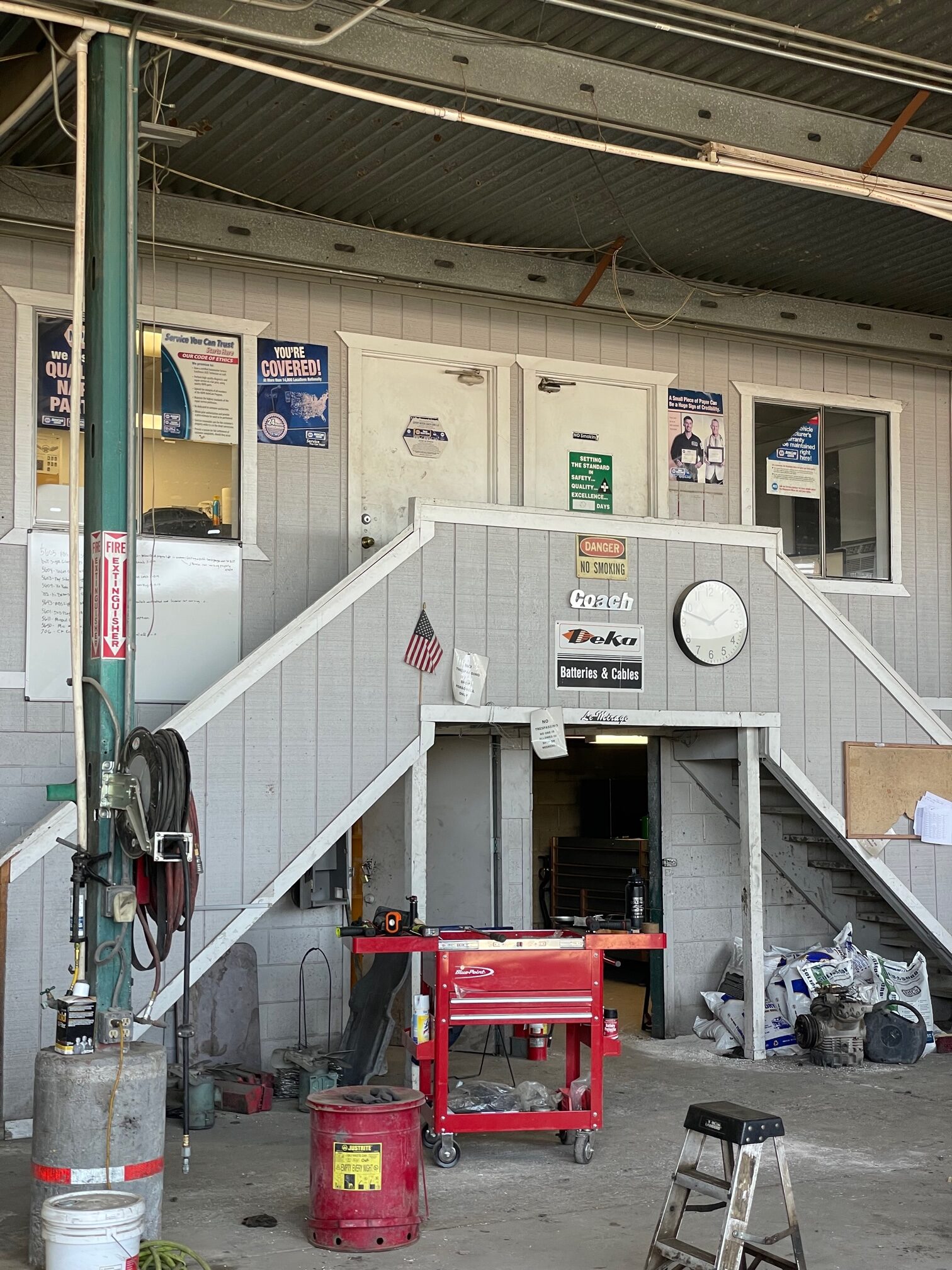 Coach Care Center Diesel Mechanic shop office in Arizona